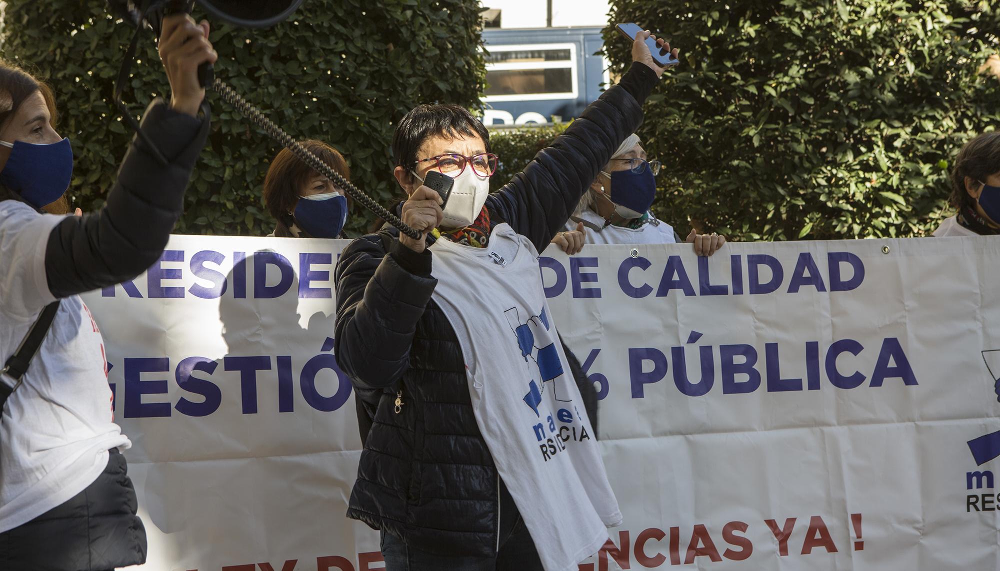 Concentración de la Marea Residencias por la inacción de la Fiscalía en las querellas por lo sucedido en las residencias de la CAM. - 3